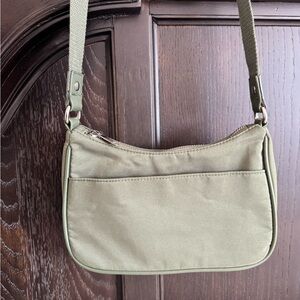Women’s Olive Crossbody Shoulder Bag - Lightweight